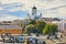 Scenic view to Lutheran Helsinki cathedral