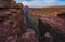 Scenic view of Toroweap overlook at sunset  in north rim, grand canyon national park,Arizona,usa