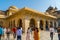 Scenic view of tourists at Amber Palace in Amer, Rajasthan, India