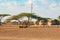 Scenic view of traditional houses in Kalacha Town, Marsabit, Kenya