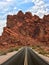 Scenic view of the Valley of Fire Highway, Nevada, United States