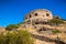 Scenic view of the venetian fortress on the island of Spinalonga