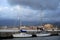 Scenic view of Viareggio town in Versilia land, Tuscany, Italy