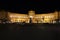 Scenic view of the Vienna National Library at night