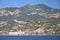 Scenic view of village atrani on amalfi coast, italy