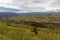 Scenic View of Waimea Canyon on a hazy day, Kauai Island