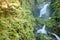 A scenic view of the waterfall in New Zealand - Fiordoland