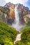 Scenic view of world`s highest waterfall Angel Fall in Venezuela