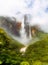 Scenic view of world`s highest waterfall Angel Fall in Venezuela