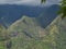 Scenic viewpoint on the crests in Mafate in Reunion Island