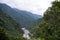 Scenic viewpoint of Dam on Liwu river, Taroko national park