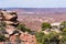 Scenic views along the Grand Viewpoint trail in Canyonlands National Park