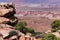 Scenic views along the Grand Viewpoint trail in Canyonlands National Park