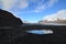 Scenic Views from a Glacier in Southern Iceland