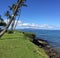 Scenic views from public park on Maui, Hawaii