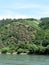 Scenic vineyards and terraced hillsides along the Rhine River