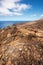 Scenic volcanic coastline landscape in el Hierro, Canary Islands, Spain.