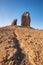 Scenic Volcanic landscape in Roque Nublo, Gran Canaria, Spain.