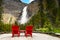 Scenic Waterfall landscape Canada