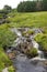 Scenic waterfall near the Fairy Pools on the Isle of Skye