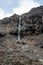 Scenic waterfall in Tongariro National Park