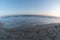 Scenic Zuma Beach vista at sunset, Malibu,California