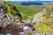 Scenics aerial view to stream in the mountains