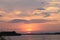 Scenics of the Meakong river on the evening in Nongkhai, Thailand.