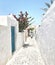 ScenicWhite streets in Santorini, Greece