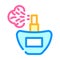 scent smell color icon vector illustration