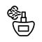 scent smell line icon vector illustration