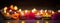 Scented candles diwali border frame