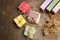 Scented and colorfull soaps
