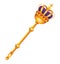 scepter queen golden accessory icon