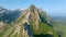 Schaefler Altenalptuerme mountain ridge swiss Alpstein , Appenzell Innerrhoden Switzerland,steep ridge of the majestic