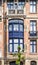 Schaerbeek, Brussels - Belgium - Art nouveau facades around the Monplaisir borrow