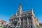 Schaerbeek, Brussels, Belgium - The facade of the town hall in Neo- renaissance style