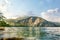 Schafberg and Lake Mondsee in Salzkammergut, Austria