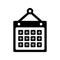 Schedule black icon, appointment, calendar, day, event, month, plan