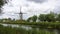 Schellemolen windmill and the navigation channel between Bruges city and Damme village