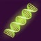 Scheme DNA molecule. Biological character. Vector