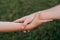 Scheme of handshaking and distancing in psychology and the science of body