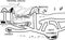 Scheme of structure of underground mole tunnels with earthworms and European mole Talpa europaea