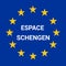 Schengen area symbol in French