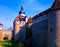 The Scherenbergtor on the fortress Marienberg in Wuerzburg / Germany / Bavaria / Franconia