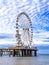 Scheveningen Strand, The Pier beach and promenade in The Hague, Netherlands