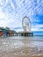 Scheveningen Strand, The Pier beach and promenade in The Hague, Netherlands