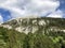 Schiberg mountain above the Wagital valley or Waegital and the Wagitalersee alpine Lake Waegitalersee, Innerthal