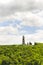 Schillers Lookout near Kryry, Czech republic with blue cloudy sky