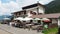 Schilpario, Bergamo, Italy. The Lodge and its surroundings at the Vivione mountain pass